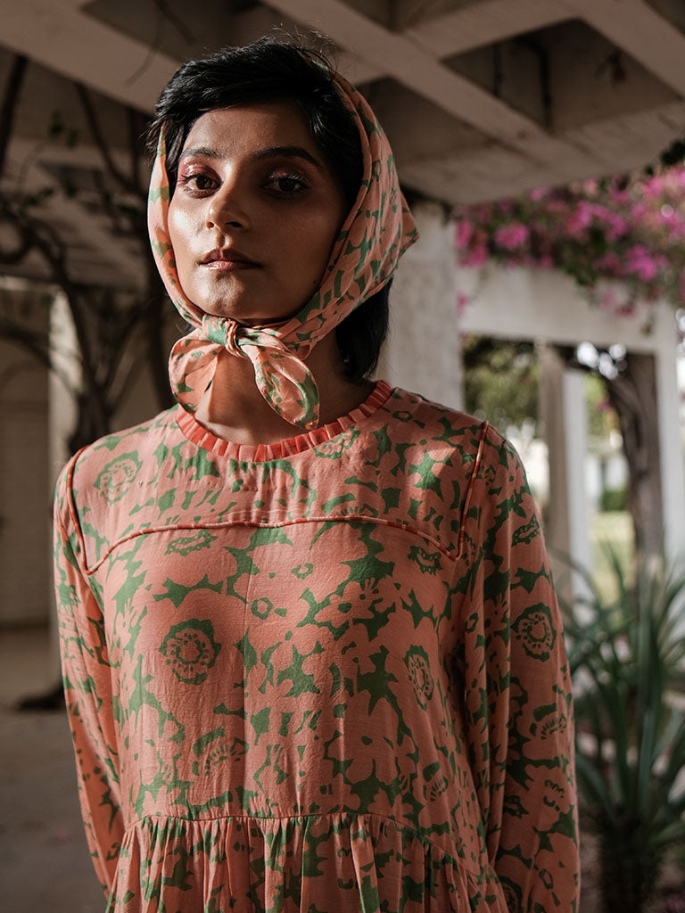 70's Short Tier Dress DRESSES Khajoor   