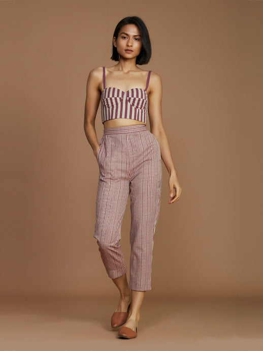 Striped Corset TOPS Mati   