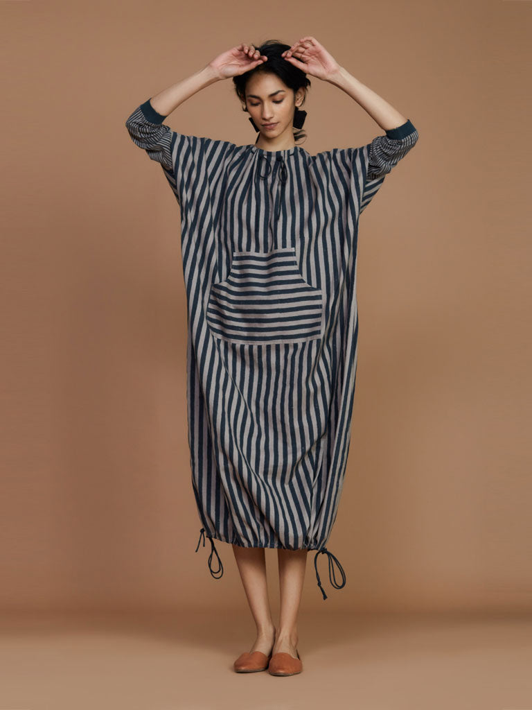 DS Striped Dress DRESSES Mati   