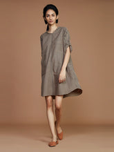 Load image into Gallery viewer, Striped Hooded Dress DRESSES Mati   
