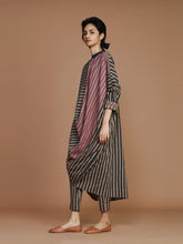 Load image into Gallery viewer, Ribbed Cowl Striped Tunic TOPS Mati   
