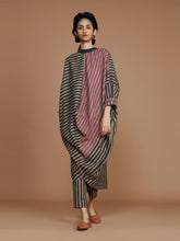 Load image into Gallery viewer, Ribbed Cowl Striped Tunic TOPS Mati   
