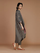 Load image into Gallery viewer, Ribbed Cowl Striped Tunic TOPS Mati   
