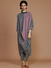 Load image into Gallery viewer, Ribbed Cowl Striped Tunic TOPS Mati   
