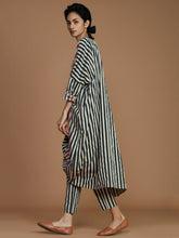 Load image into Gallery viewer, Ribbed Cowl Striped Tunic TOPS Mati   
