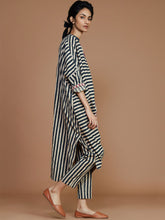 Load image into Gallery viewer, Ribbed Cowl Striped Tunic TOPS Mati   
