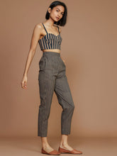 Load image into Gallery viewer, Thin Striped Pants BOTTOMS Mati   
