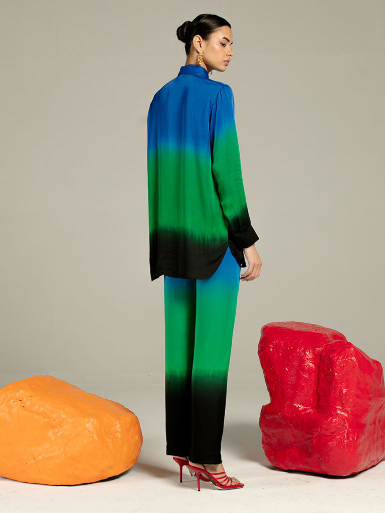 Leheriya Blue Co-ord SETS IKKIVI