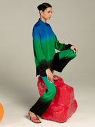 Leheriya Blue Co-ord SETS IKKIVI