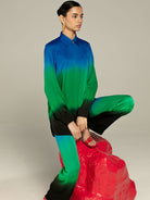 Leheriya Blue Co-ord SETS IKKIVI