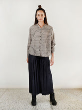 Load image into Gallery viewer, Charcoal Waves Oversized Shirt TOPS Rias Jaipur   
