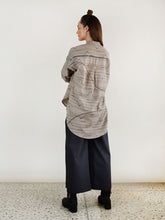 Load image into Gallery viewer, Charcoal Waves Oversized Shirt TOPS Rias Jaipur   
