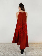 Load image into Gallery viewer, Cherry Red Maxi Dress DRESSES Rias Jaipur   
