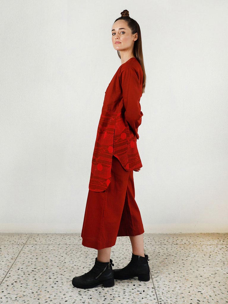 Cherry Red Moon Top TOPS Rias Jaipur   