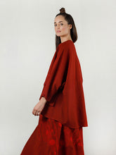 Load image into Gallery viewer, Fluid Red Overlay JACKETS Rias Jaipur   
