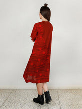 Load image into Gallery viewer, Fluid Red Pocket Dress DRESSES Rias Jaipur   
