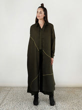 Load image into Gallery viewer, Noodle Wave Olive Co-Ord SETS Rias Jaipur   
