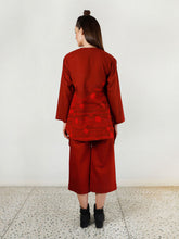 Load image into Gallery viewer, Zero Moon Cherry Red Co-Ord SETS Rias Jaipur   
