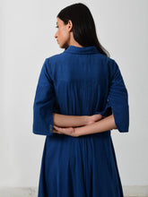 Load image into Gallery viewer, Blue Collar Jumpy DRESSES Rias Jaipur   
