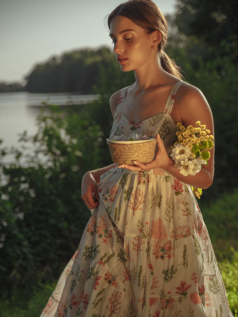 Ocean Love Tiered Dress DRESSES Em and Shi   