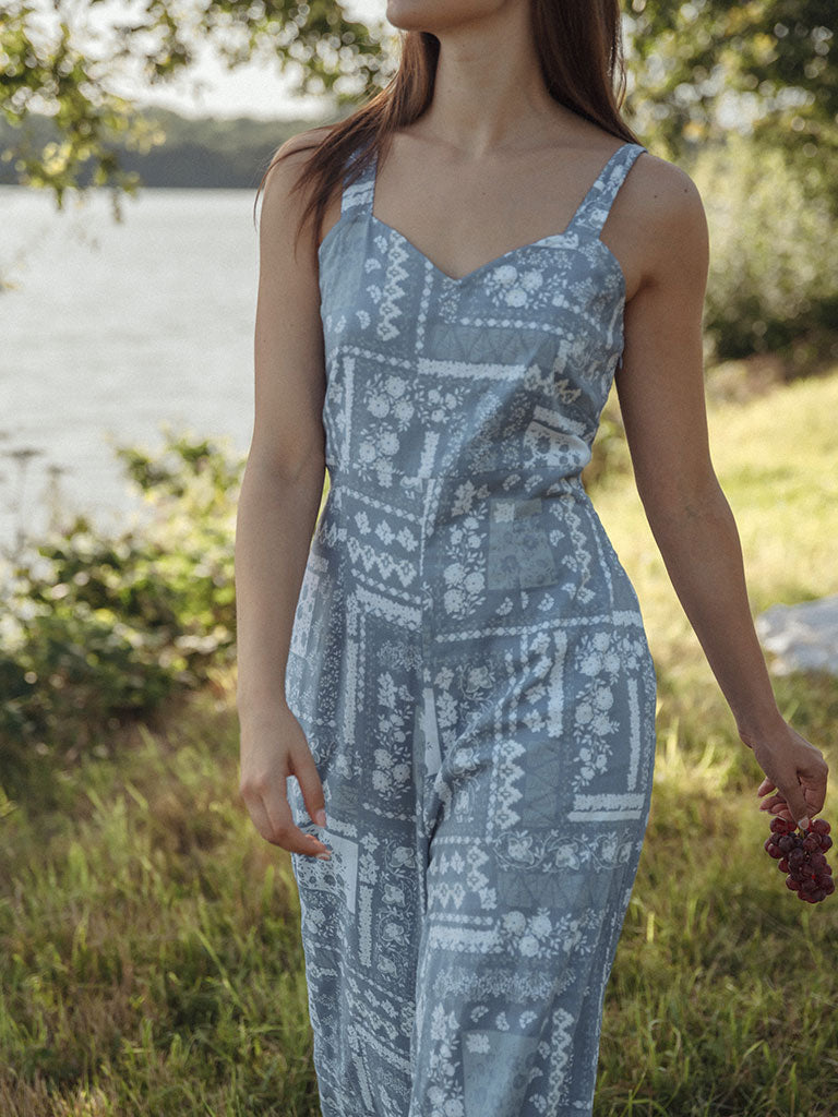 Ocean Patch Jumpsuit JUMPSUITS Em and Shi   