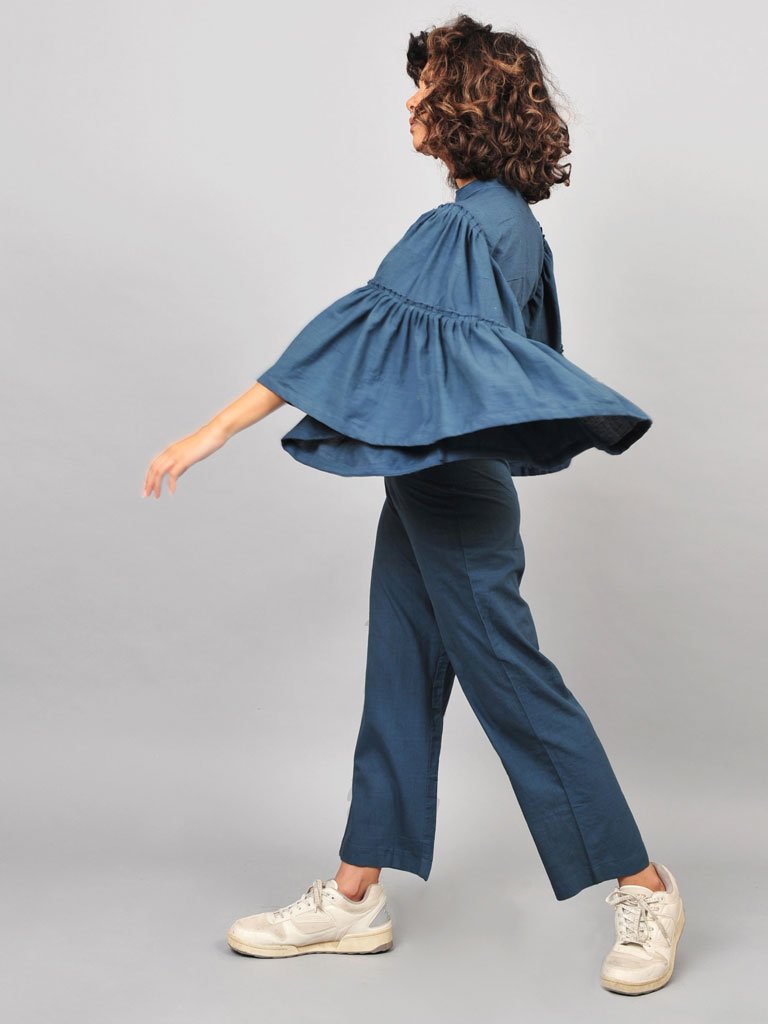 Grey Umbrella Blouse TOPS Rias Jaipur   