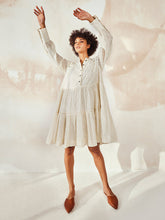 Load image into Gallery viewer, White Pebble DRESSES KHARA KAPAS   

