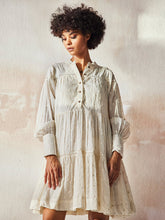 Load image into Gallery viewer, White Pebble DRESSES KHARA KAPAS   
